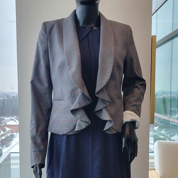 H&M Ruffle Hook Blazer - Picture 2 of 9